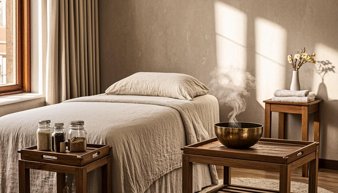 Facial treatment room