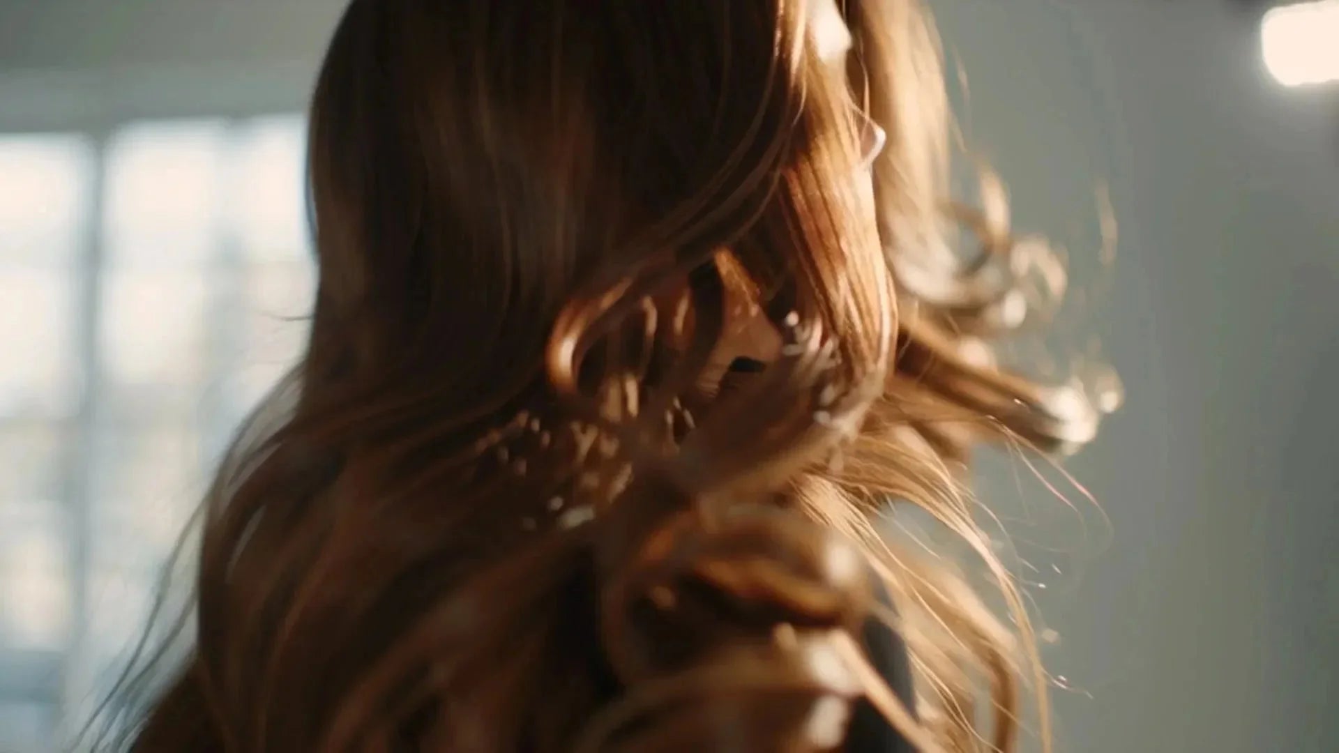 Portrait with soft waves