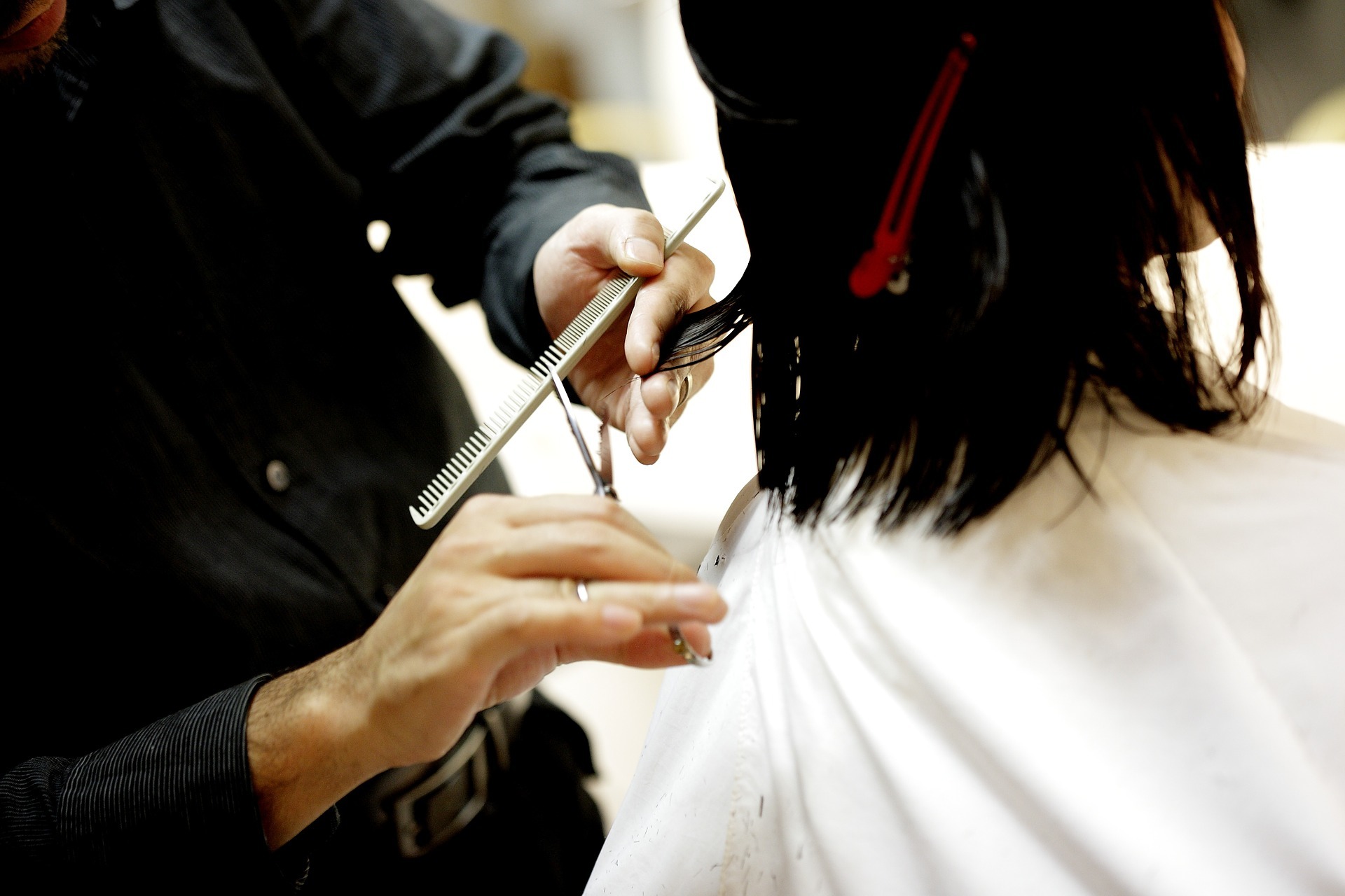Layered haircut